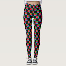 Sichtbares Muster für die Flagge von Eritrea Leggings