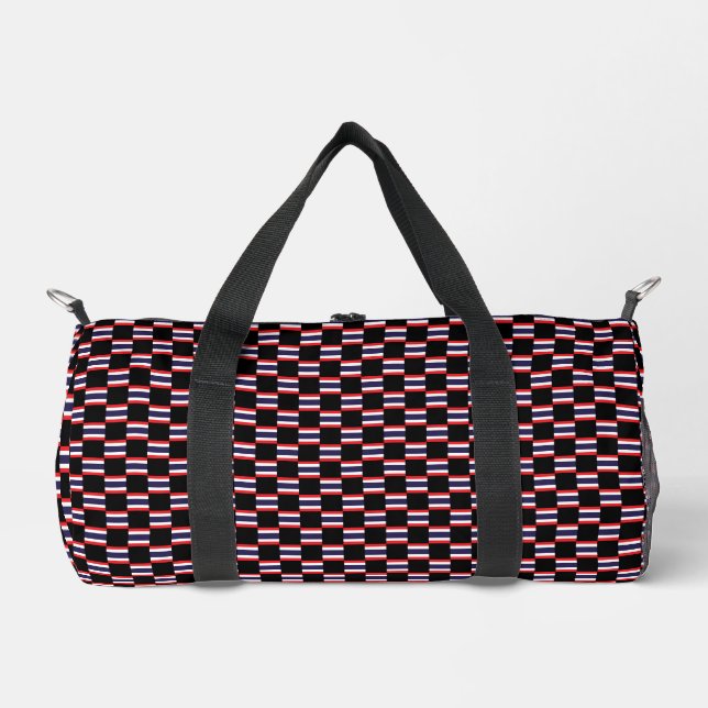 Sichtbares Muster für die thailändische Flagge Duffle Bag (Vorderseite)