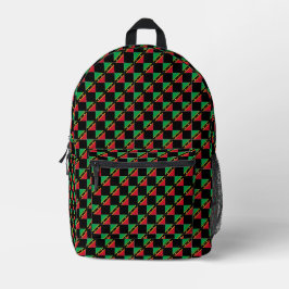 Sichtbares Muster für St. Kitts und Nevis-Flag Bedruckter Rucksack