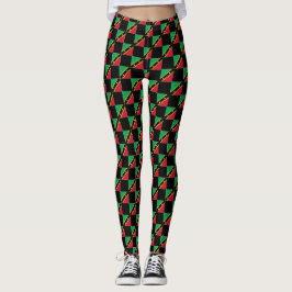 Sichtbares Muster für St. Kitts und Nevis-Flag Leggings