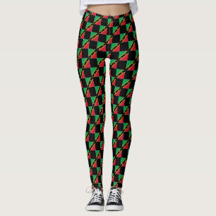 Sichtbares Muster für St. Kitts und Nevis-Flag Leggings