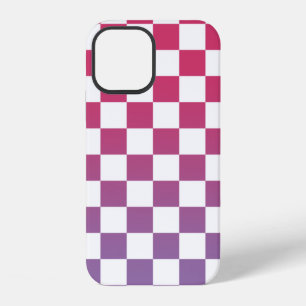 Sichtbares rosa bis Lila Ombré-Muster iPhone 12 Hülle