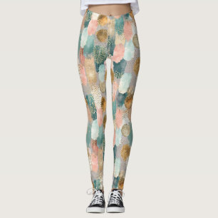 Sichtbares vertikales Pinselmuster (2) Leggings