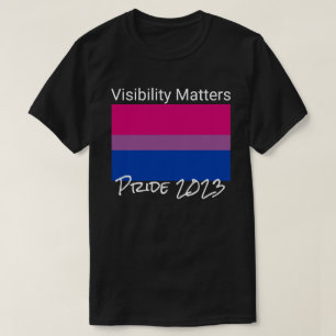Sichtbarkeit, Bisexuelle Stolperflagge, Stadt T-Shirt