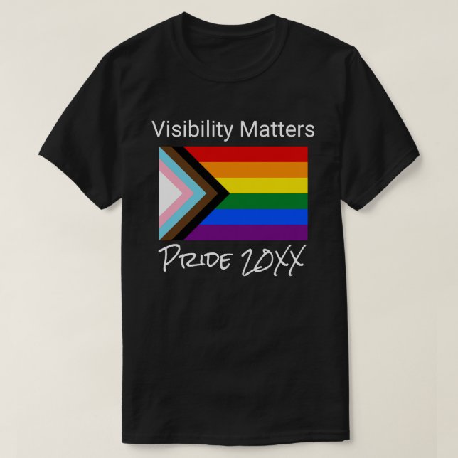 Sichtbarkeit spielt eine Rolle beim Fortschritt |  T-Shirt (Design vorne)