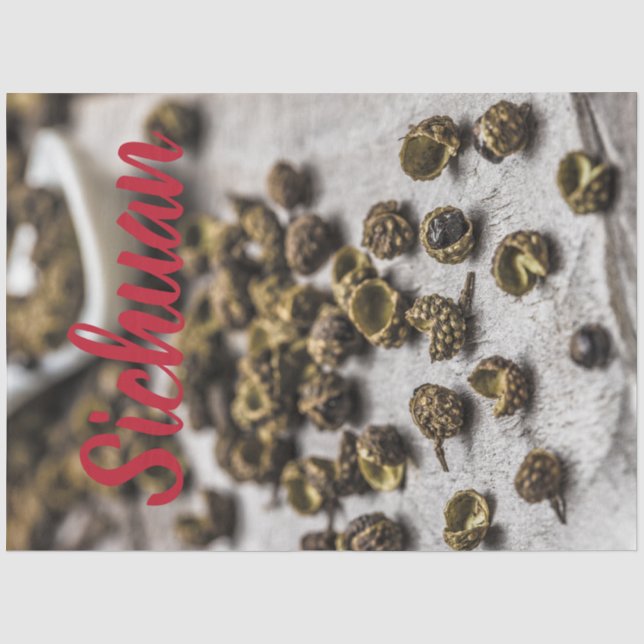 Sichuan Pepper Chinesische Küche Seidenpapier (Vorderseite)