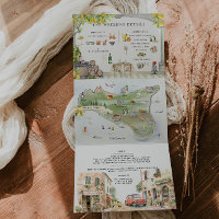 Sicile Italie | Carte d'itinéraire méditerranéen