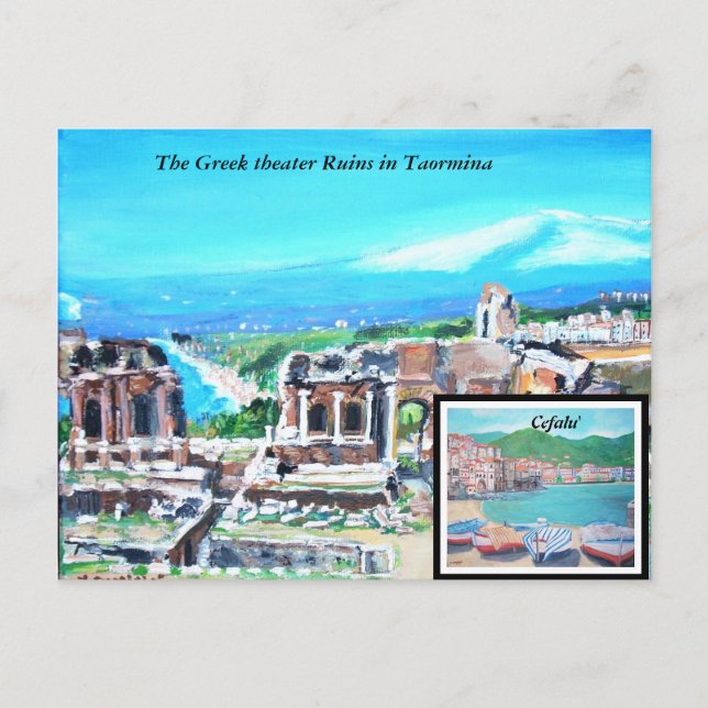 Sicile, Italie - Carte postale (Devant)