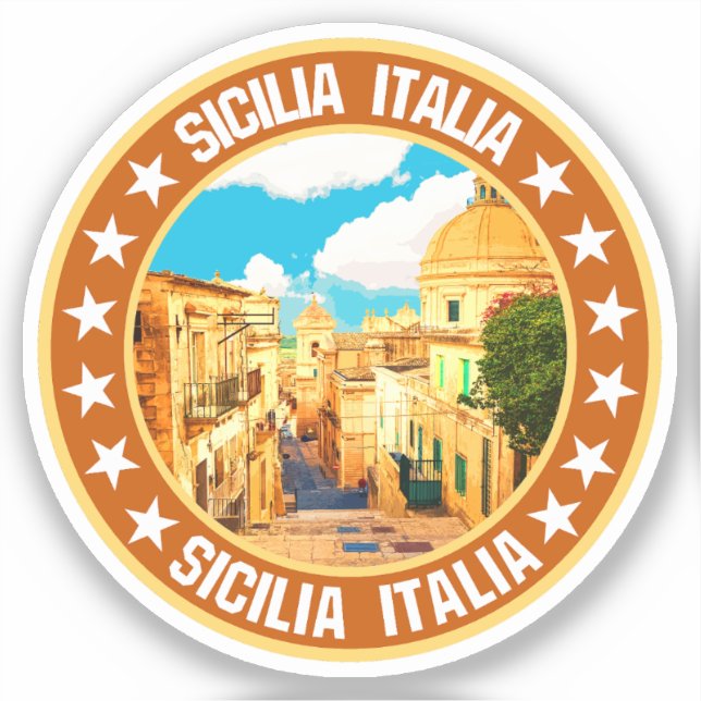 Sicilia Aufkleber (Vorderseite)