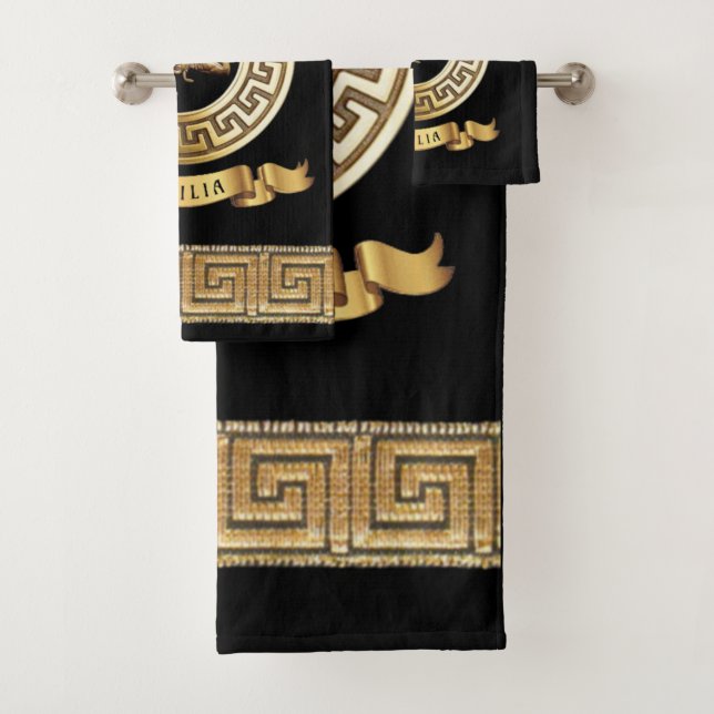 Sicilia (mit Trinacria) Symbol Badetuch Set (Insitu)