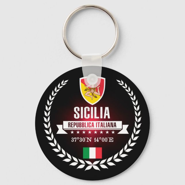 Sicilia Schlüsselanhänger (Vorderseite)