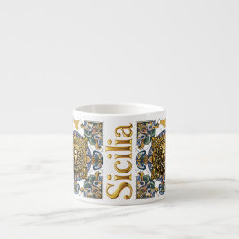Sicilia Sicilian Pattern Espressotasse