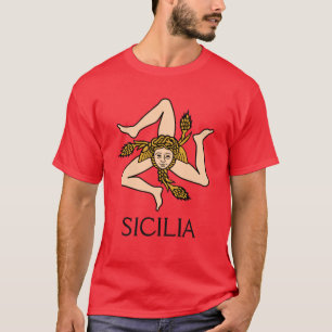 Sicilia - sizilianisches Triskelion Shirt