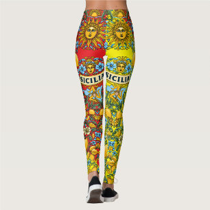 SICILIA Trinacria Leggings