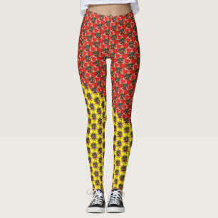 SICILIA Trinacria Sizilian Design Leggings