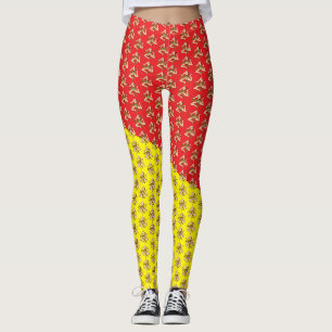 SICILIA Trinacria sizilianische Farben Leggings