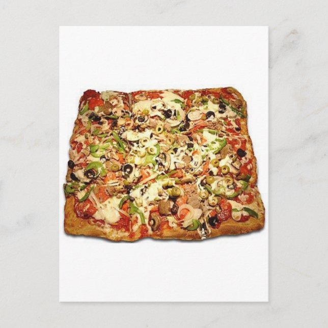 SICILIAN PIZZA PIE POSTKARTE (Vorderseite)