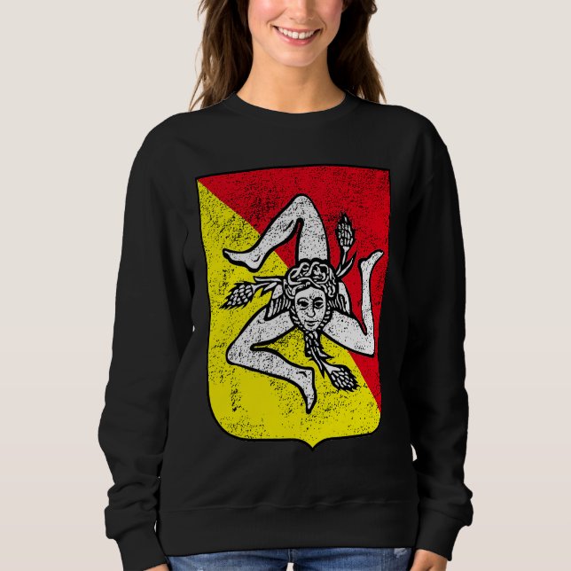 Sicilian Souvenir Italy 2022 Men Women Kids Sweatshirt (Vorderseite)