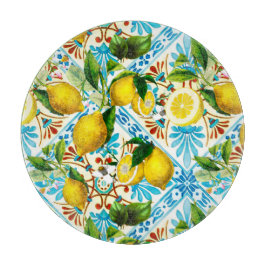  Sicilian style, summer art   Schneidebrett