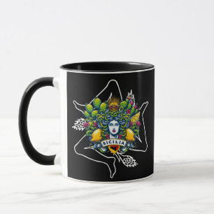 Sicilian Trinacria Tasse