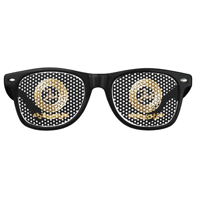 Sicily Sicilia Trinacria Partybrille (Vorderseite)