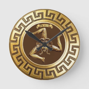 Sicily Wall Clock Runde Wanduhr