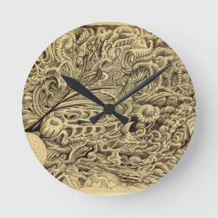 Sick Chamber_by Brian Benson Runde Wanduhr