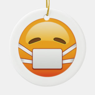 Sick - Emoji Keramikornament
