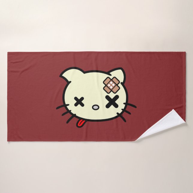 Sick Kitty (Serviette de bain)