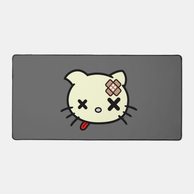 Sick Kitty Schreibtischunterlage (Vorderseite)