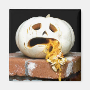 Sick Pumpkin Magnet - "Barfy"