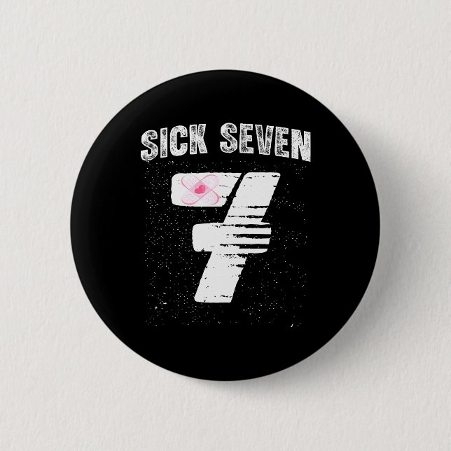 Sick Seven 67 Halloween Costume  Button (Vorderseite)