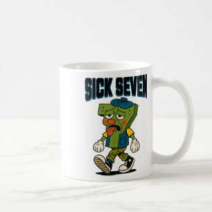 Sick Seven 67 Halloween-Kostüm für trendige Popul Kaffeetasse
