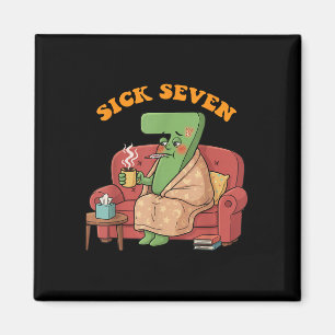 Sick Seven 67 Halloween-Kostüm Lustiger Wortwitz f Magnet