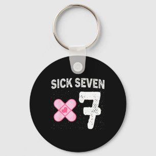Sick Seven 67 Halloween-Kostüm Lustiges Wortspiel- Schlüsselanhänger