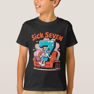 Sick Seven 67 Lustiger Wortspiel-Kostüm-Mathematik T-Shirt