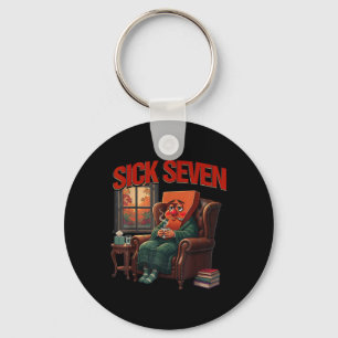 Sick Seven 67 Meme Halloween Kostüm Lustig Cozy Au Schlüsselanhänger