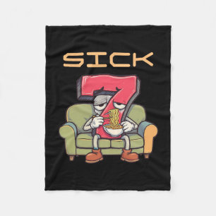 Sick Seven 67 Meme Sechs Sieben 1 Fleecedecke