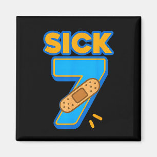 Sick Seven Meme Sechs Sieben Sick 7 Lustiger Gebur Magnet