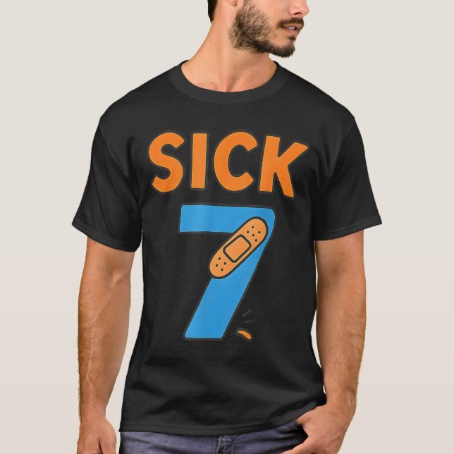 Sick Seven Meme Tee Six Seven Fun Wordplay  (Vorderseite)