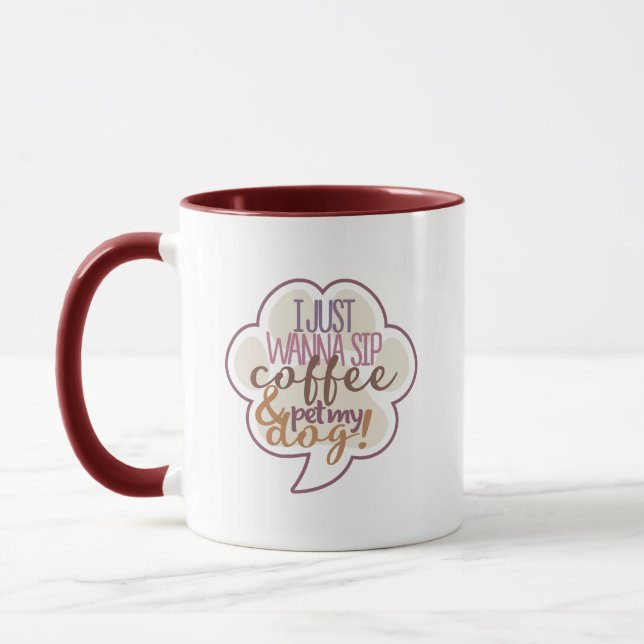 Sickerkaffee & Haustier mein Hund Tasse (Links)