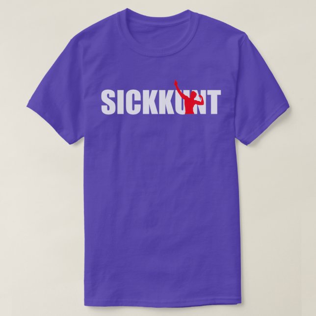 Sickkunt Zyzz Pose für Bodybuilders Black Edition T-Shirt (Design vorne)