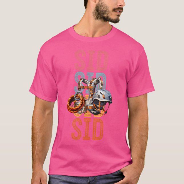 Sid Custom Kletterhobbyist T-Shirt (Vorderseite)