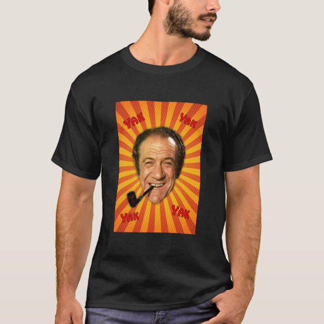 Sid James Laughing Yak Yak Yak Yak Yak T Shirt (Vorderseite)