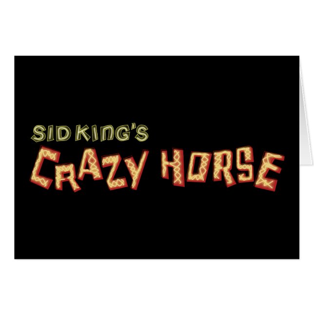 sid king's crazy horse (Vorderseite (Horizontal))