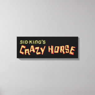 sid king's crazy horse leinwanddruck
