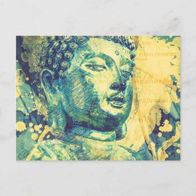 Siddhartha Buddha Postkarte (Vorderseite)