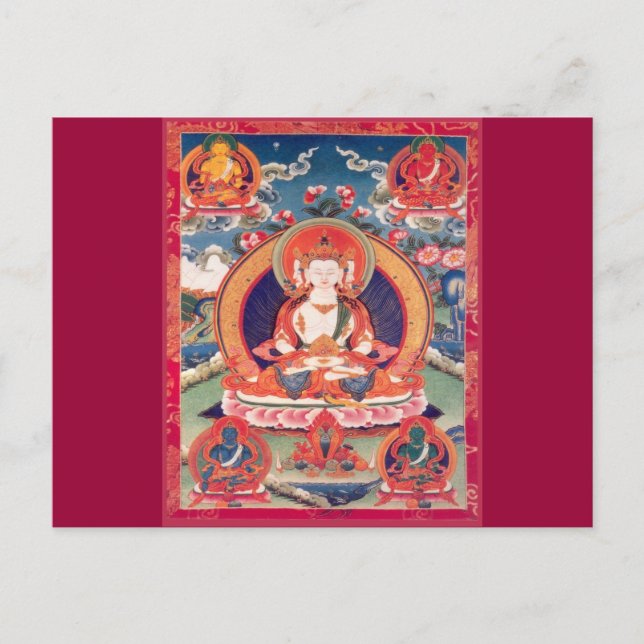 Siddhārtha Gautama Buddha Postkarte (Vorderseite)