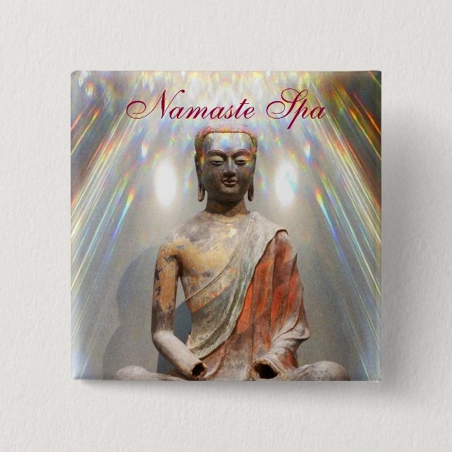 Siddhartha Gautama Statue Button (Vorderseite)