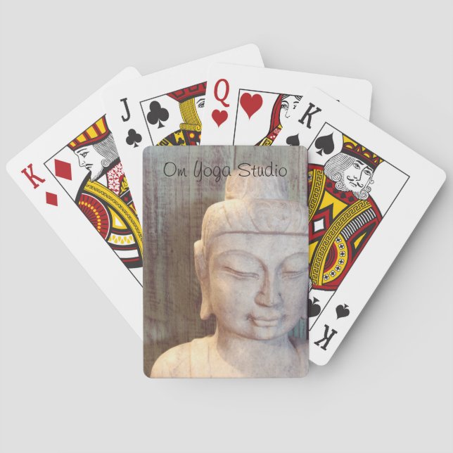 Siddhartha Gautama Statue Spielkarten (Rückseite)